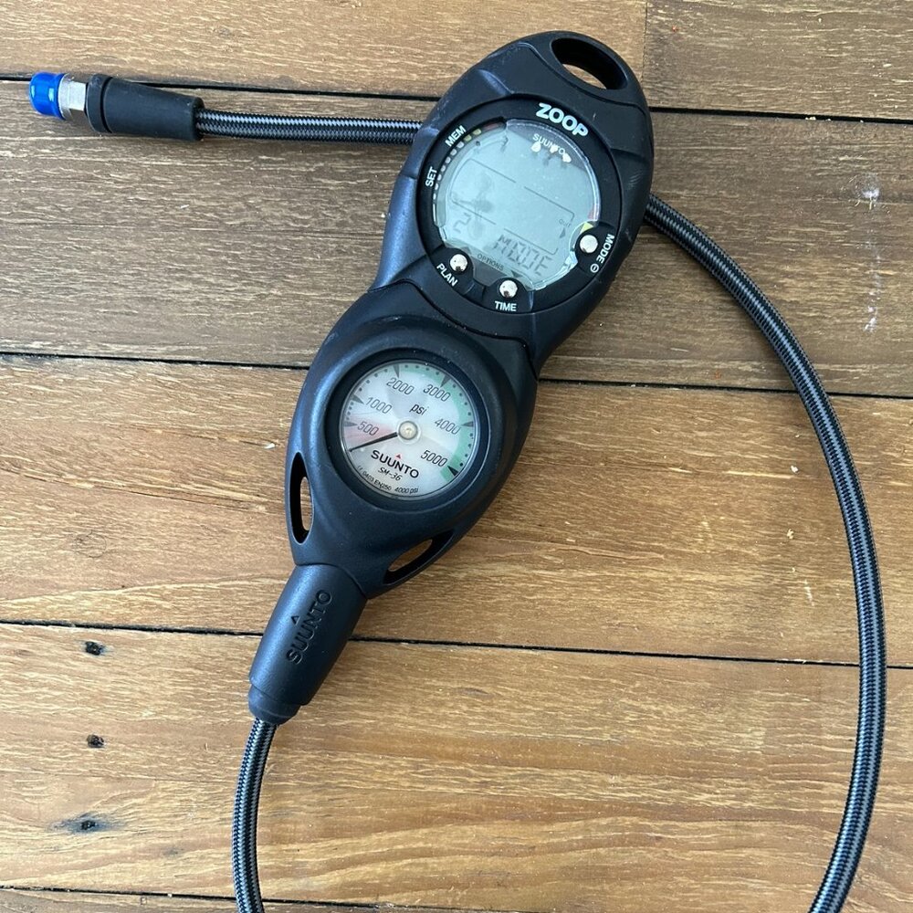 Suunto Zoop 2 Gauge Dive Computer Console w/ Pressure Gauge